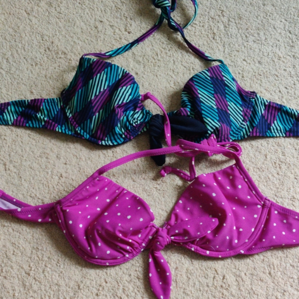 3 for 10) AE Bikini tops 32C